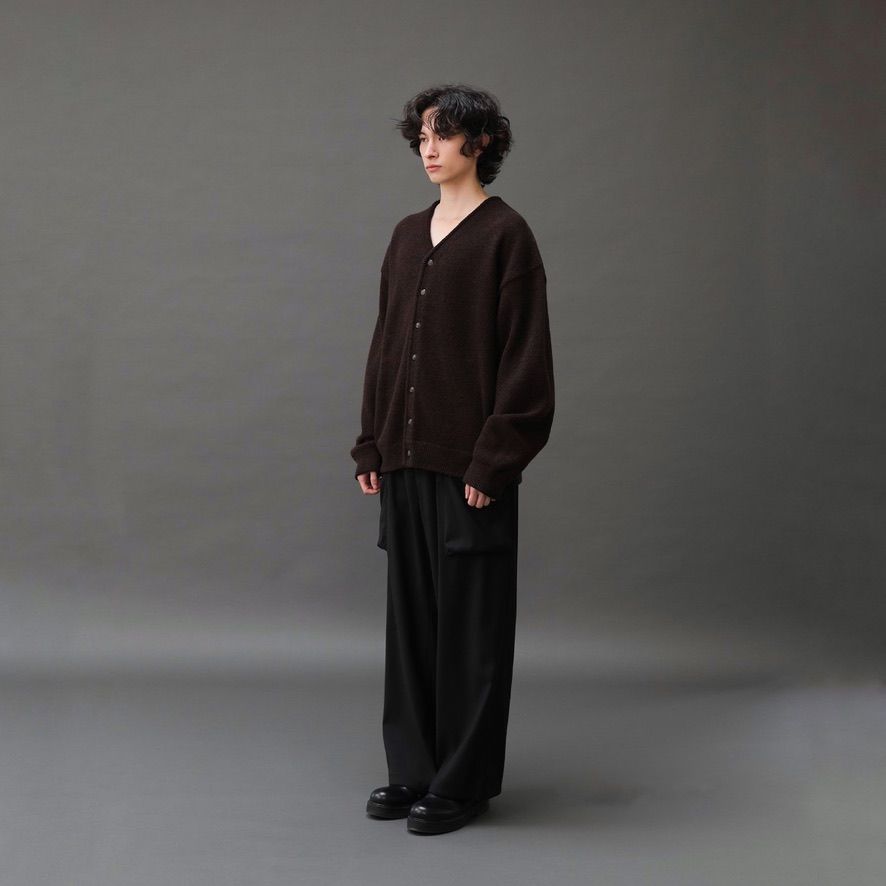 【残り一点】Moss Stitch V-Neck Cardigan