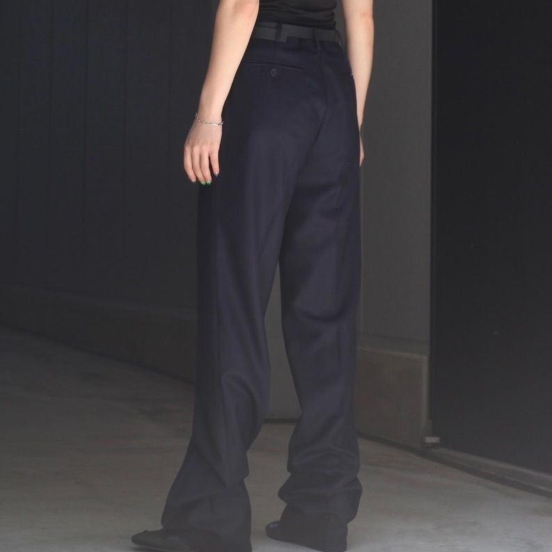 【残り一点】Wool Straight Trousers
