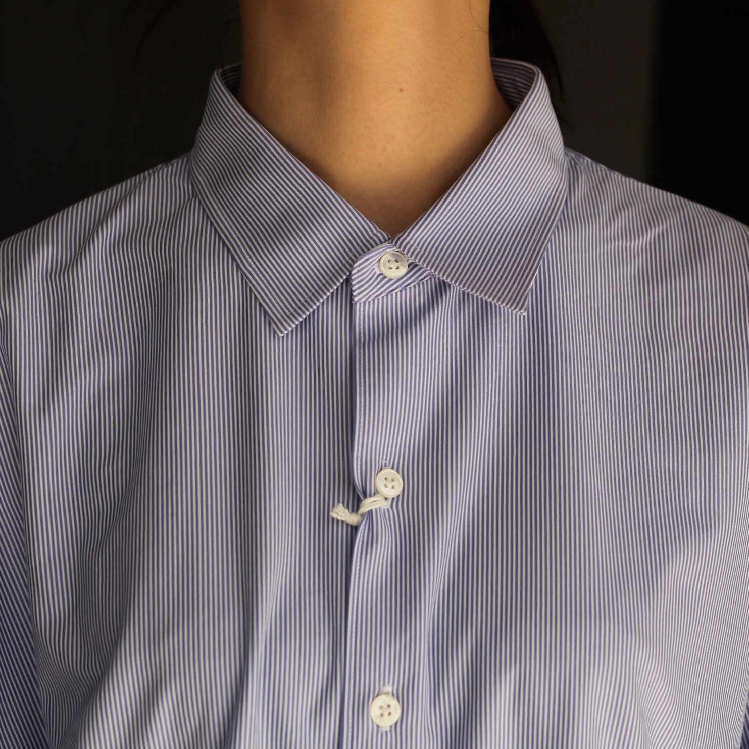 【残りわずか】46G Atmosphere Stripe Shirt
