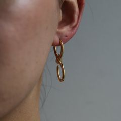 【残り一点】Pirro Earring 左耳用(GOLD)