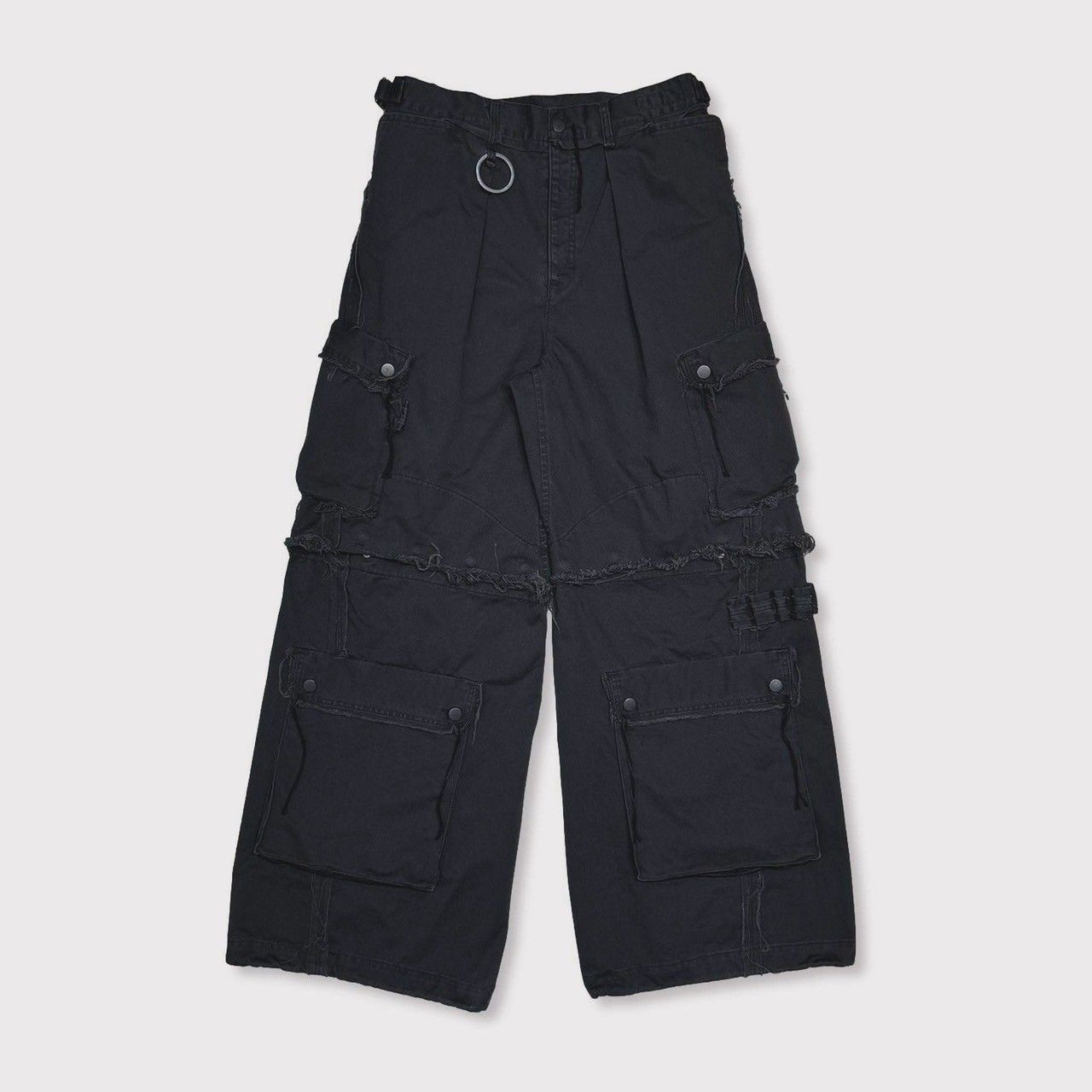 MINUS - 【残りわずか】Slash Seam Twist Cargo Pants(AGED