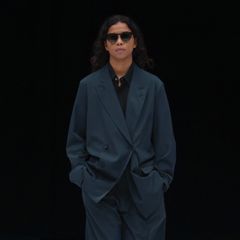【残り一点】Wool Washer Twill Double Breasted Jacket