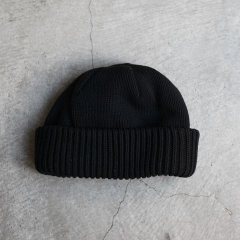 【残りわずか】Knit Cap(BLACK)
