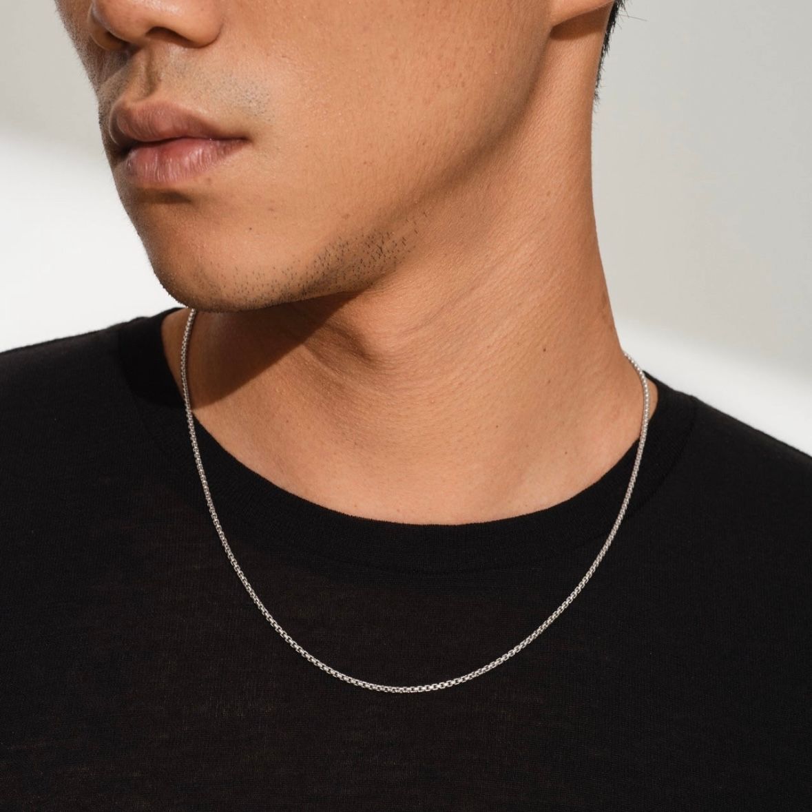 【残り一点】Lee Chain Slim(SILVER)