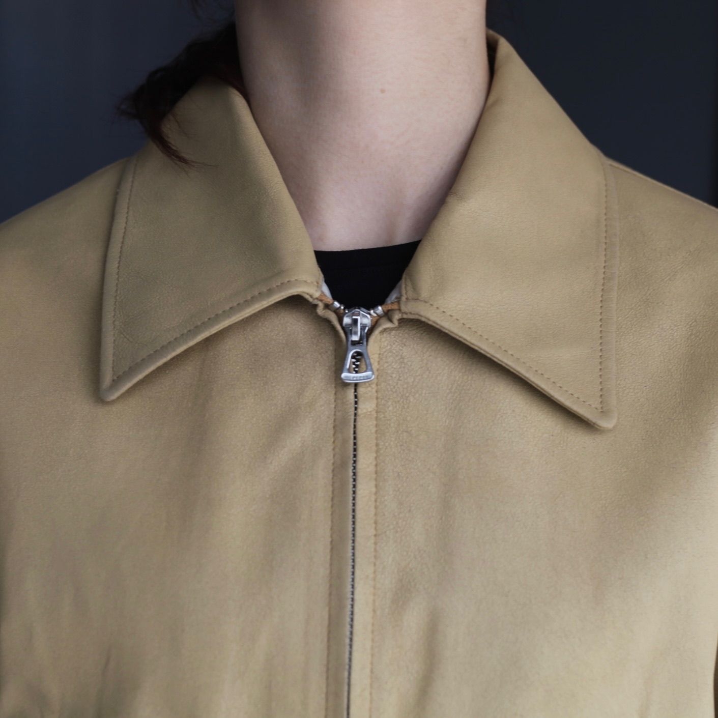 YOKE - 【残り一点】Leather Zip Blouson | ACRMTSM ONLINE STORE