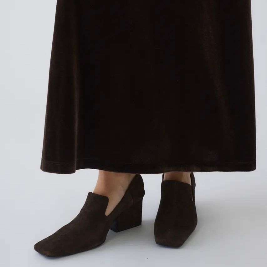 【残り一点】Velour Shirt Dress