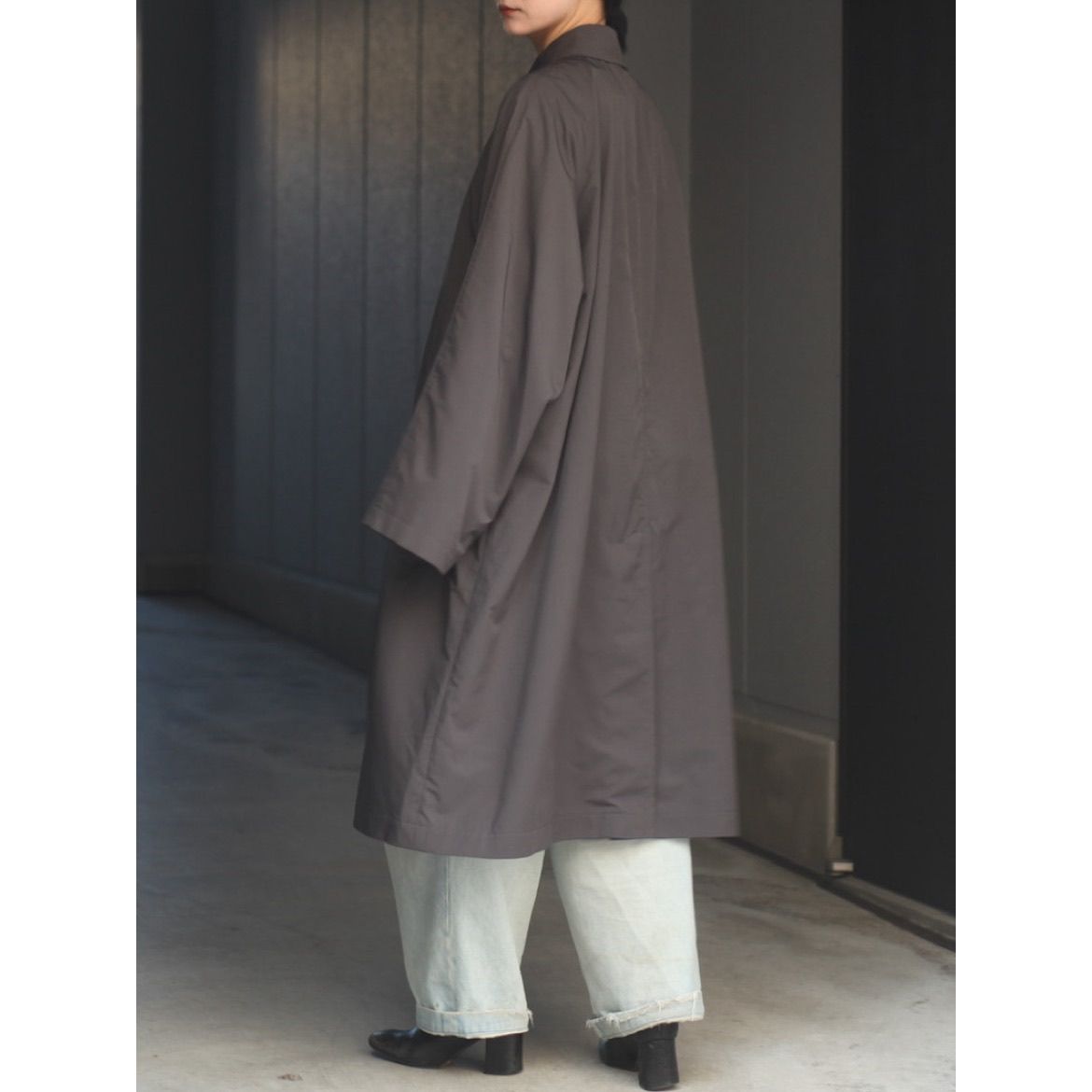 ATON - 【残り一点】Vintage Nylon Twill Balmacaan Coat | ACRMTSM ONLINE STORE