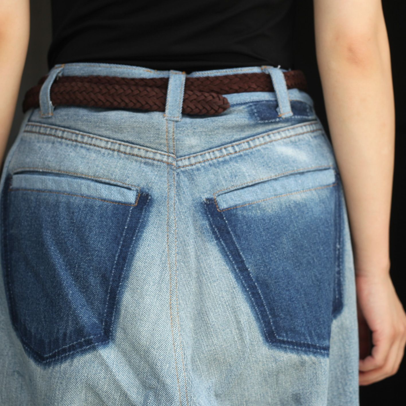 【残り一点】Reconstructed Super Baggy Slacks Denim_2(M)