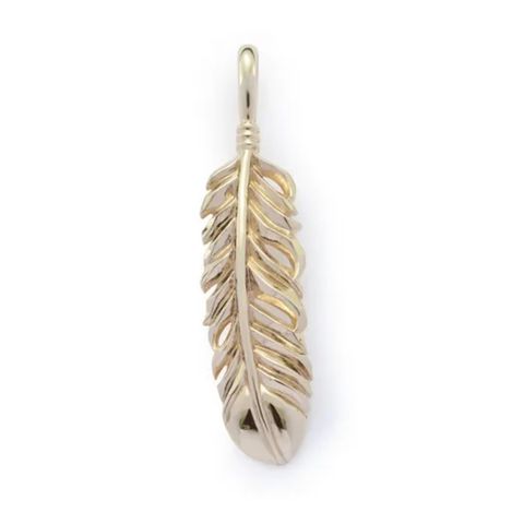 【お取り寄せ注文可能】Eagle Feather M(K10 YELLOW GOLD)