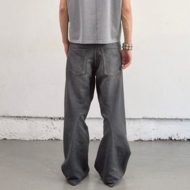 【残り一点】Glitter Twill 3D Twisted Wide Leg 5P Pants