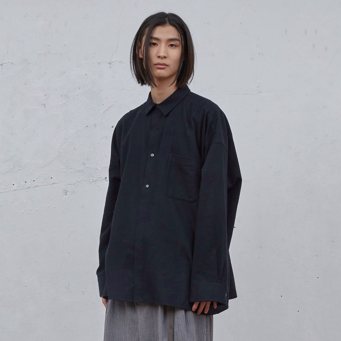 【残り一点】コットンビエラワイドBOXシャツ