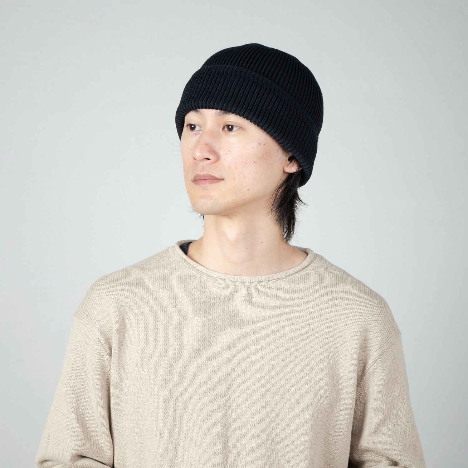 【残り一点】Cotton Acrylic Knit Beanie