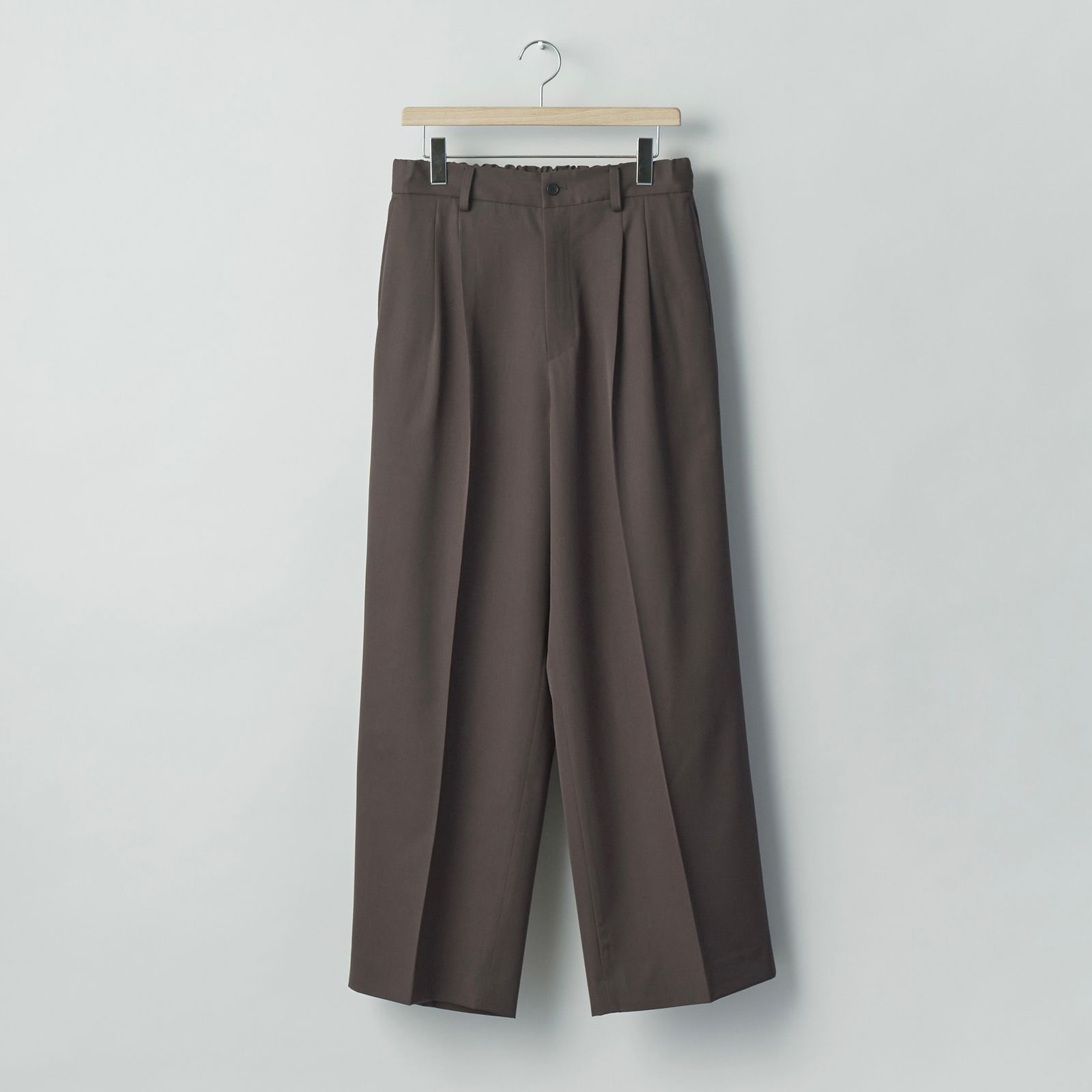 【残り一点】Easy Long Wide Trousers(2/90 WOOL GABARDINE)
