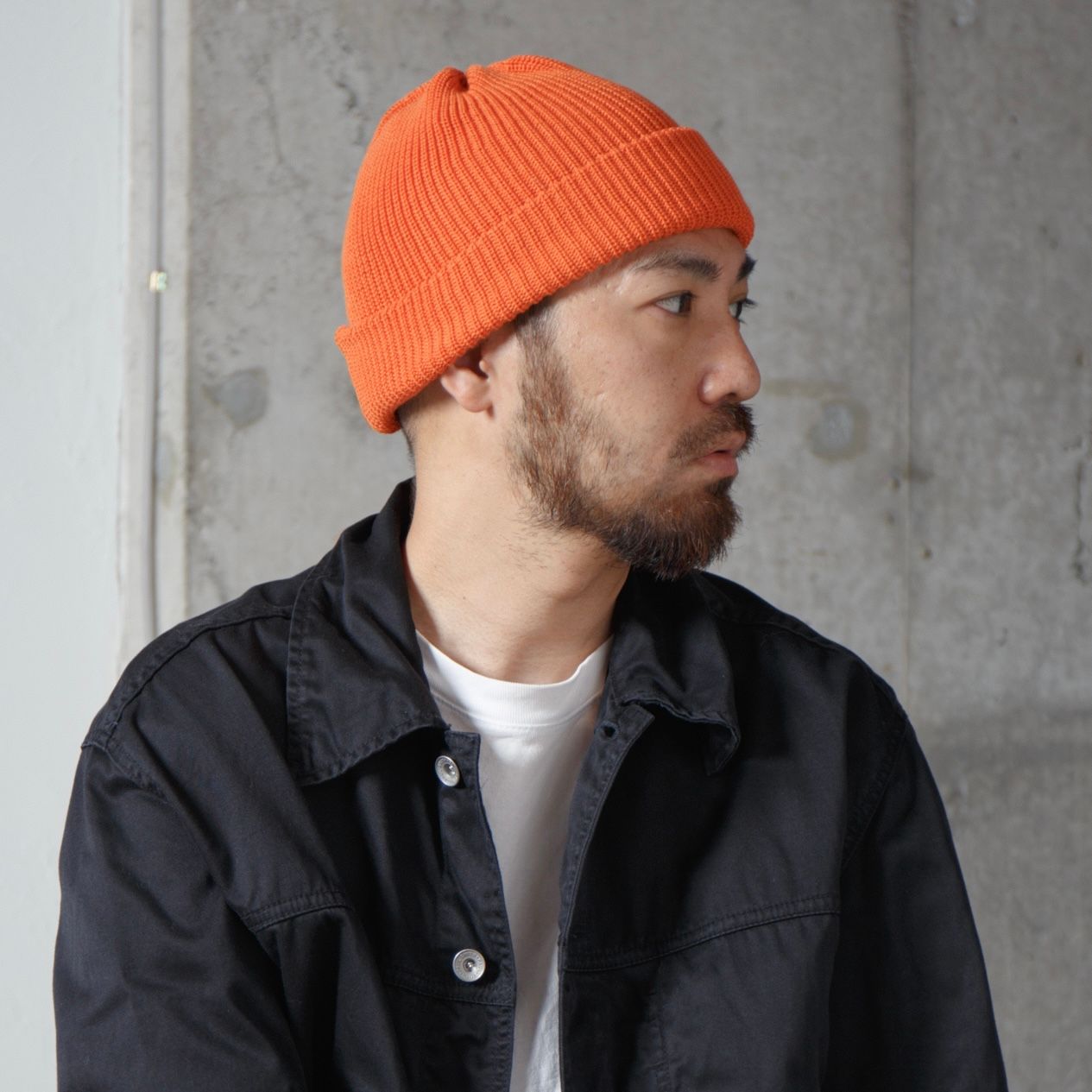【残り一点】2way Basic Knit Beanie