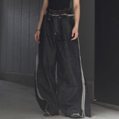 【残りわずか】Slash Seam Inside-Out Twisted Jeans(SELVEDGE DENIM FROM KOJIMA)