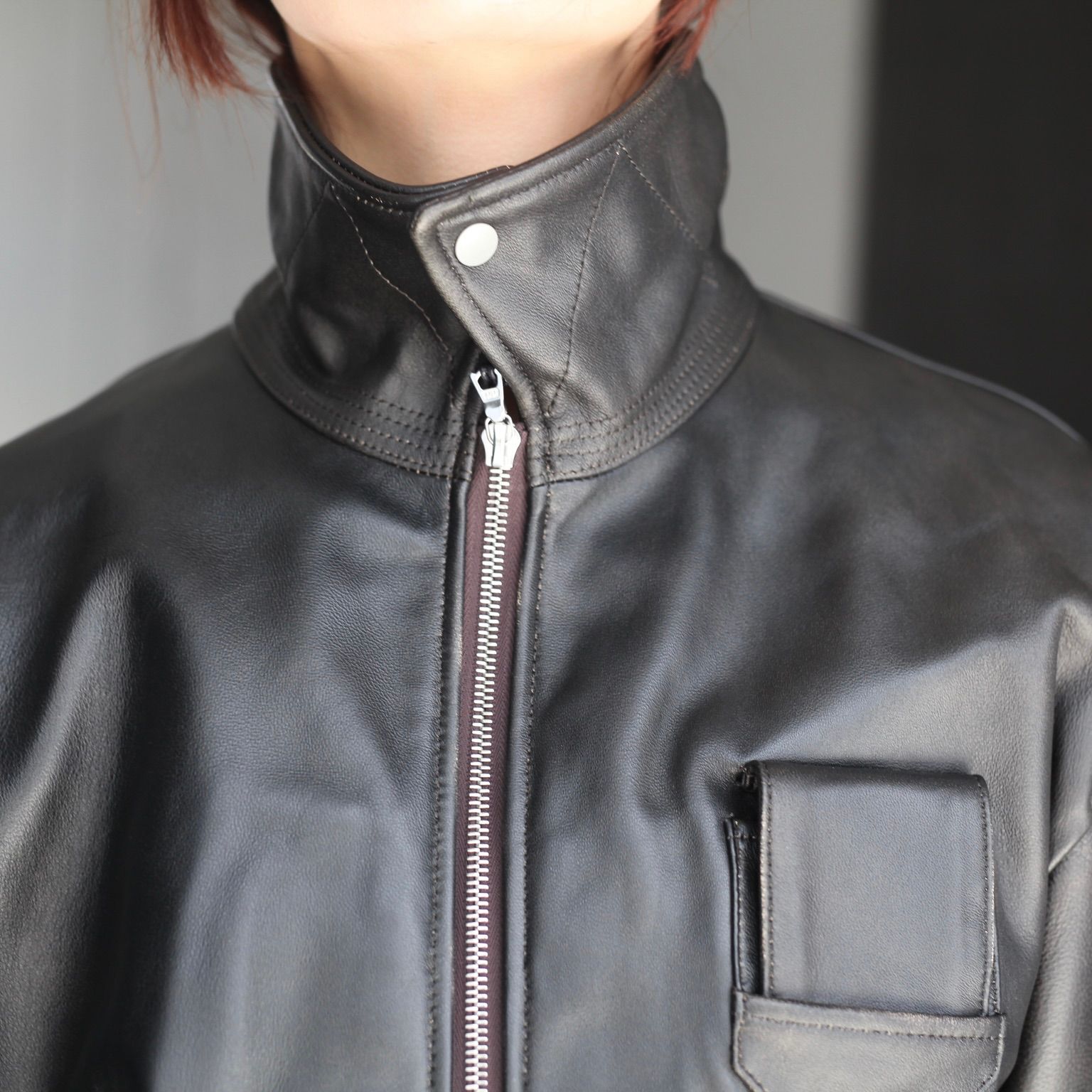 【残りわずか】Sheep Leather Flight Jacket