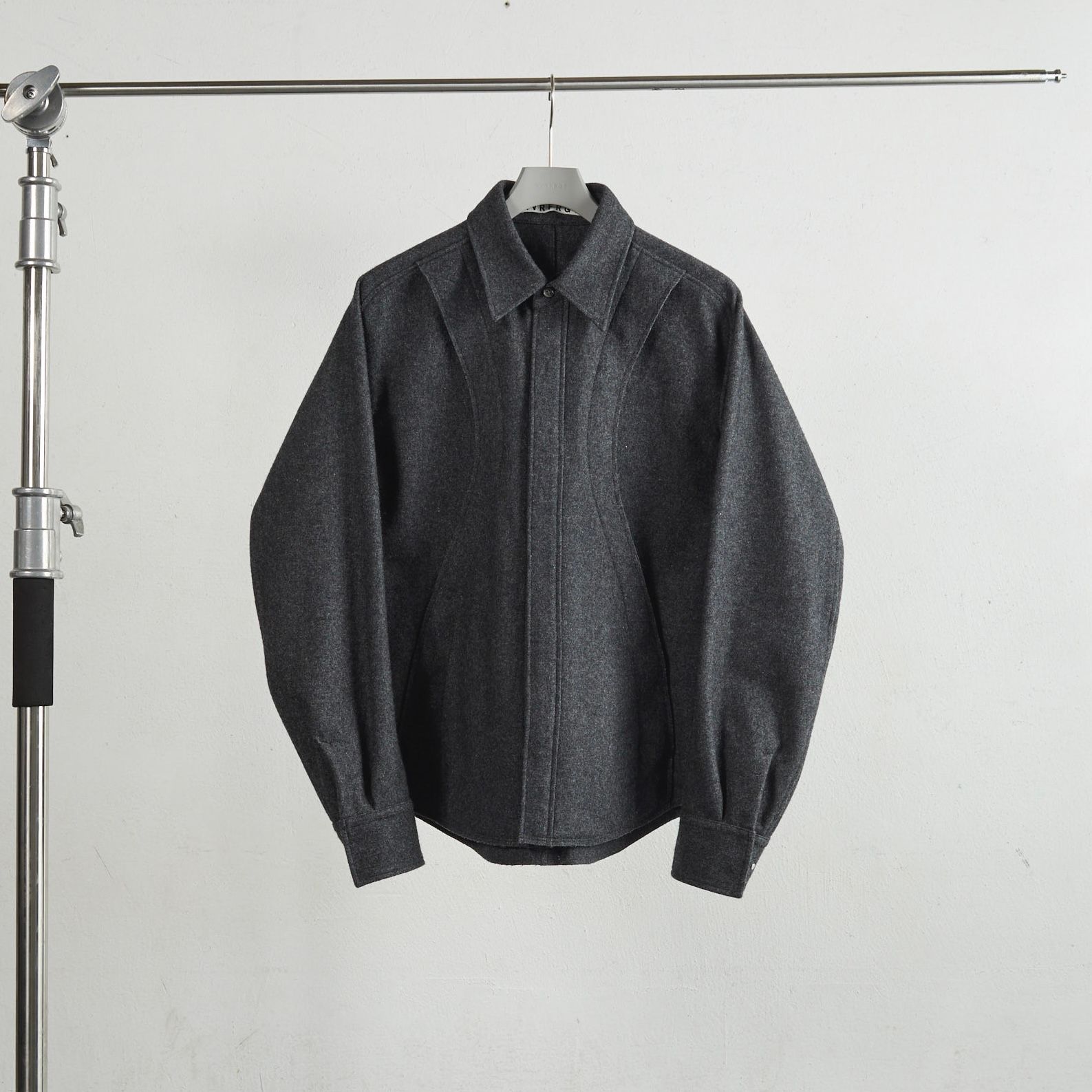 【残り一点】Wool Fly Front Long Sleeve Shirt