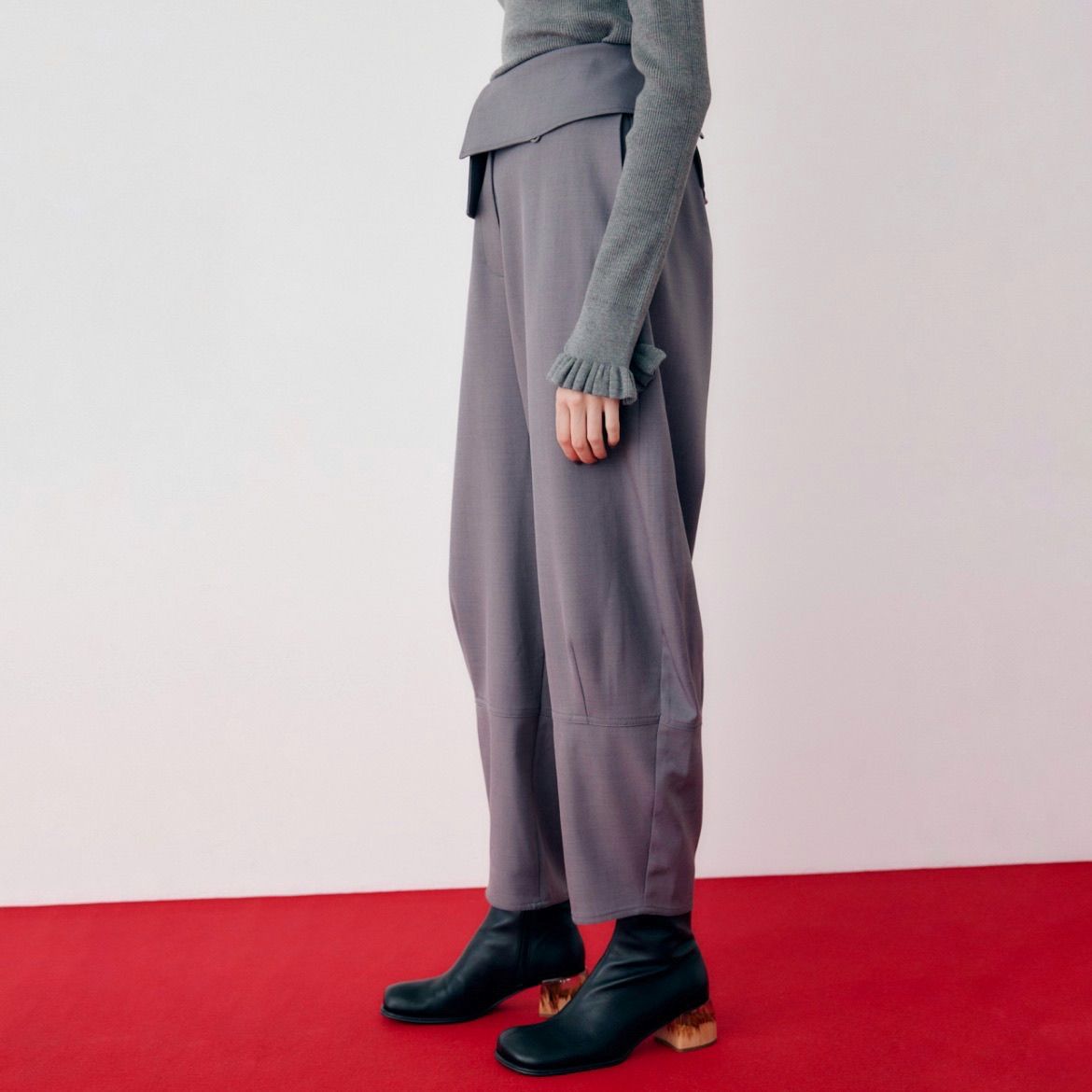 【残り一点】Cocoon Peplum 2way Pants