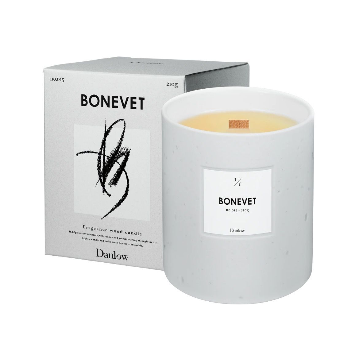 【残りわずか】Fragrance Wood Candle(BONEVET)