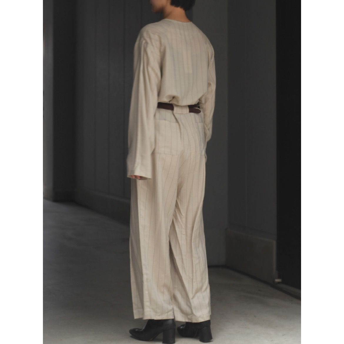 MATSUFUJI - 【残り一点】Dobby Weave Jumpsuit | ACRMTSM ONLINE STORE