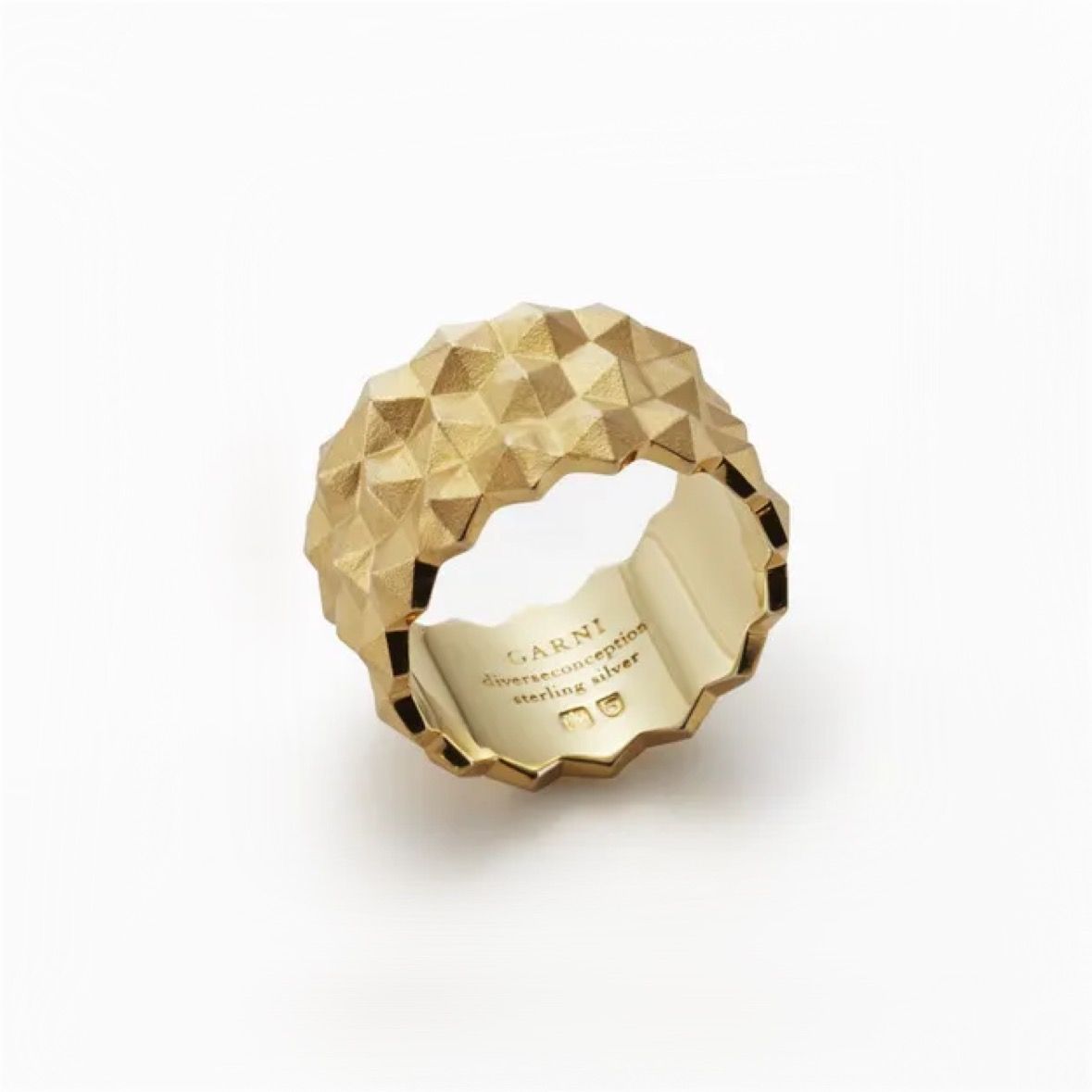 【お取り寄せ注文可能】Honeycomb Studs Ring L(SILVER)