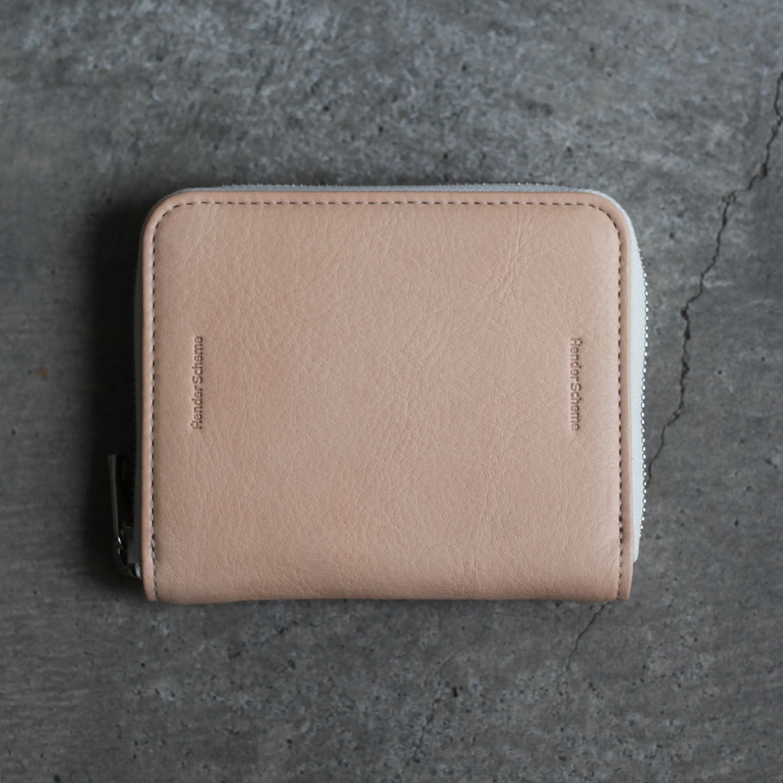 【再販売通知受付可能】Square Zip Purse(NATURAL)