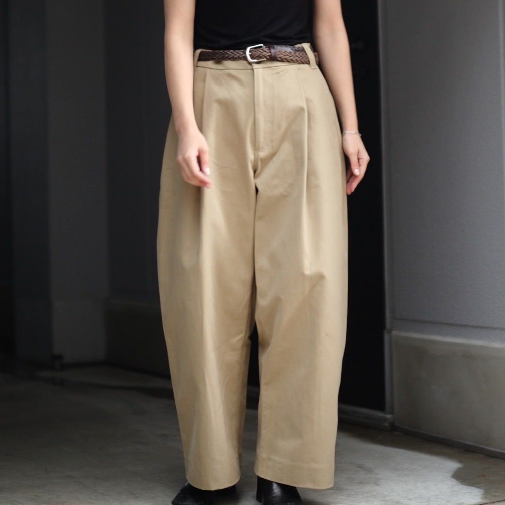 STUDIO NICHOLSON ボリュームパンツ SORTE TANパンツ