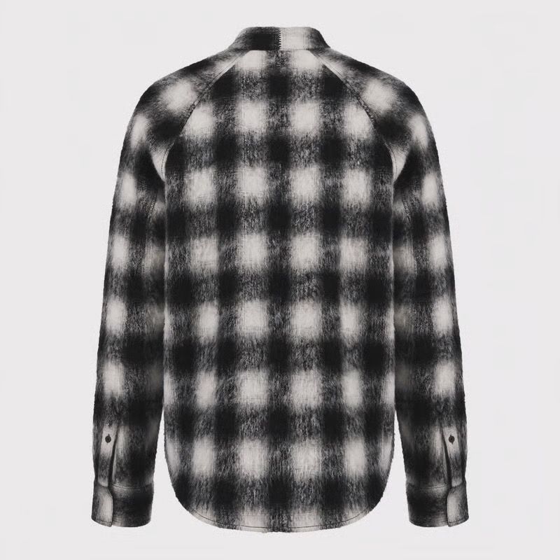 【残り一点】Shaggy Ombre Ribbon Shirt(DRUNK)