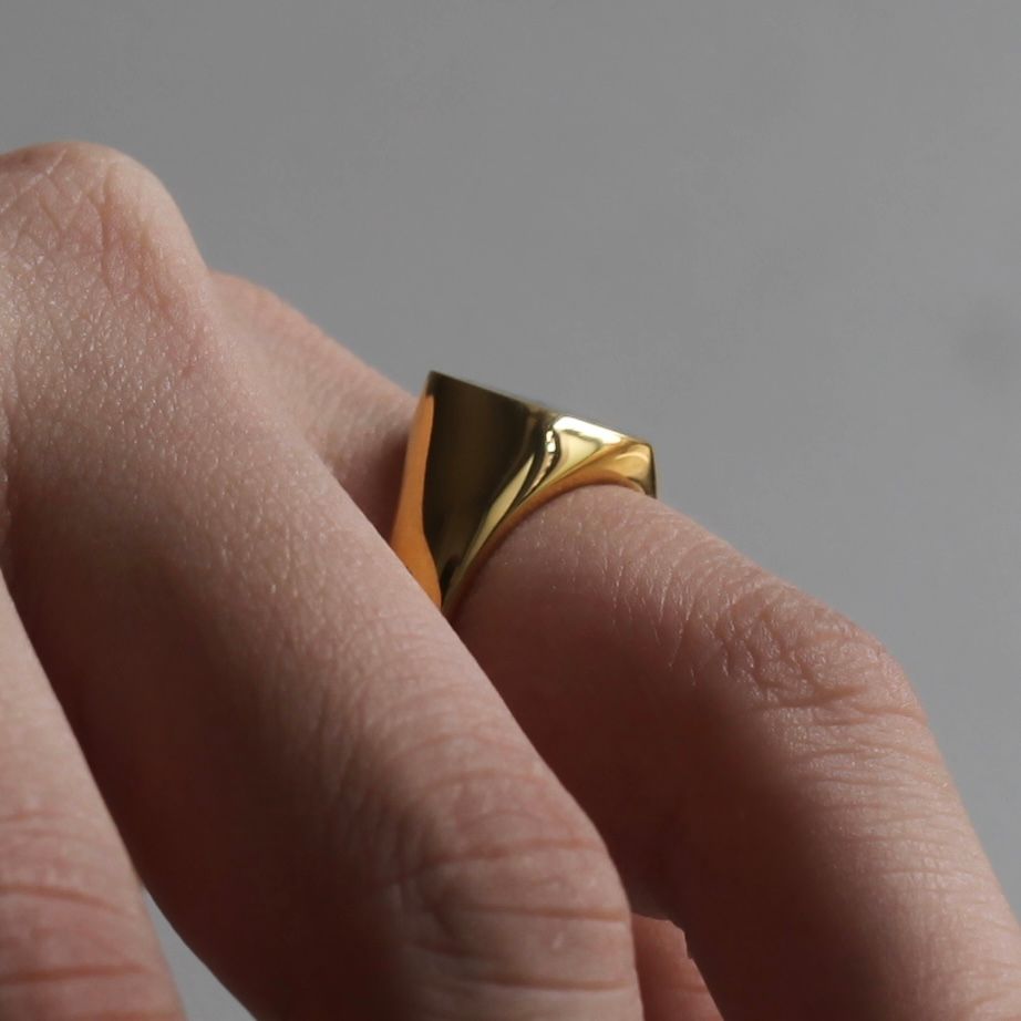 【お取り寄せ注文可能】Heart Stone Ring(TURQUOISE×GOLD)