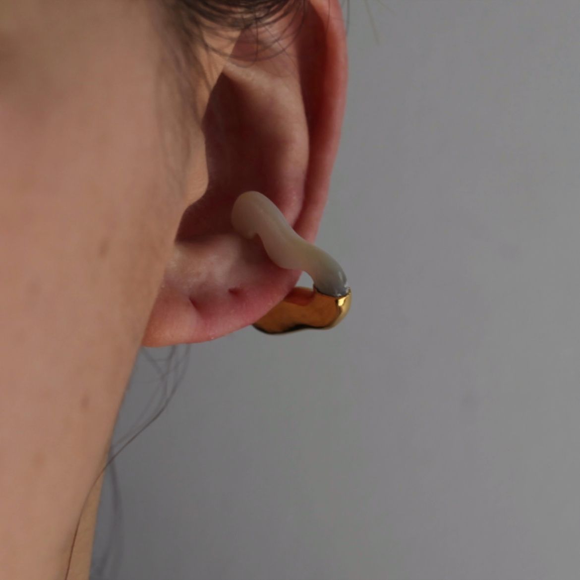 【お取り寄せ注文可能】Rough Heart Ear Cuff