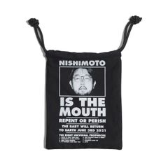 【残りわずか】Big Drawstring Bag(BLACK)