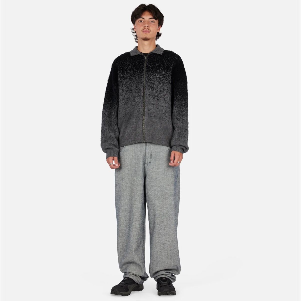【残りわずか】Mohair Double Zip Knit