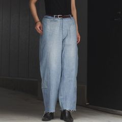 【残り一点】Reconstructed Super Baggy Slacks Denim_2(M)