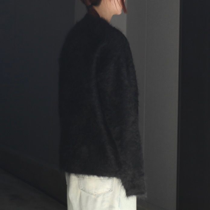 【残り一点】Cashmere Shaggy Knit V Neck Cardigan