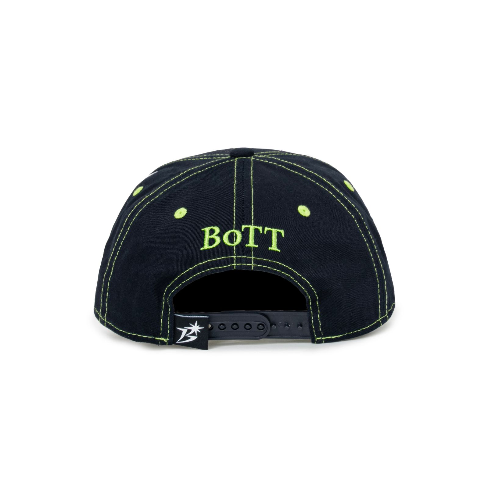 【残り一点】B Logo Contrast Stitch 6-Panel Cap