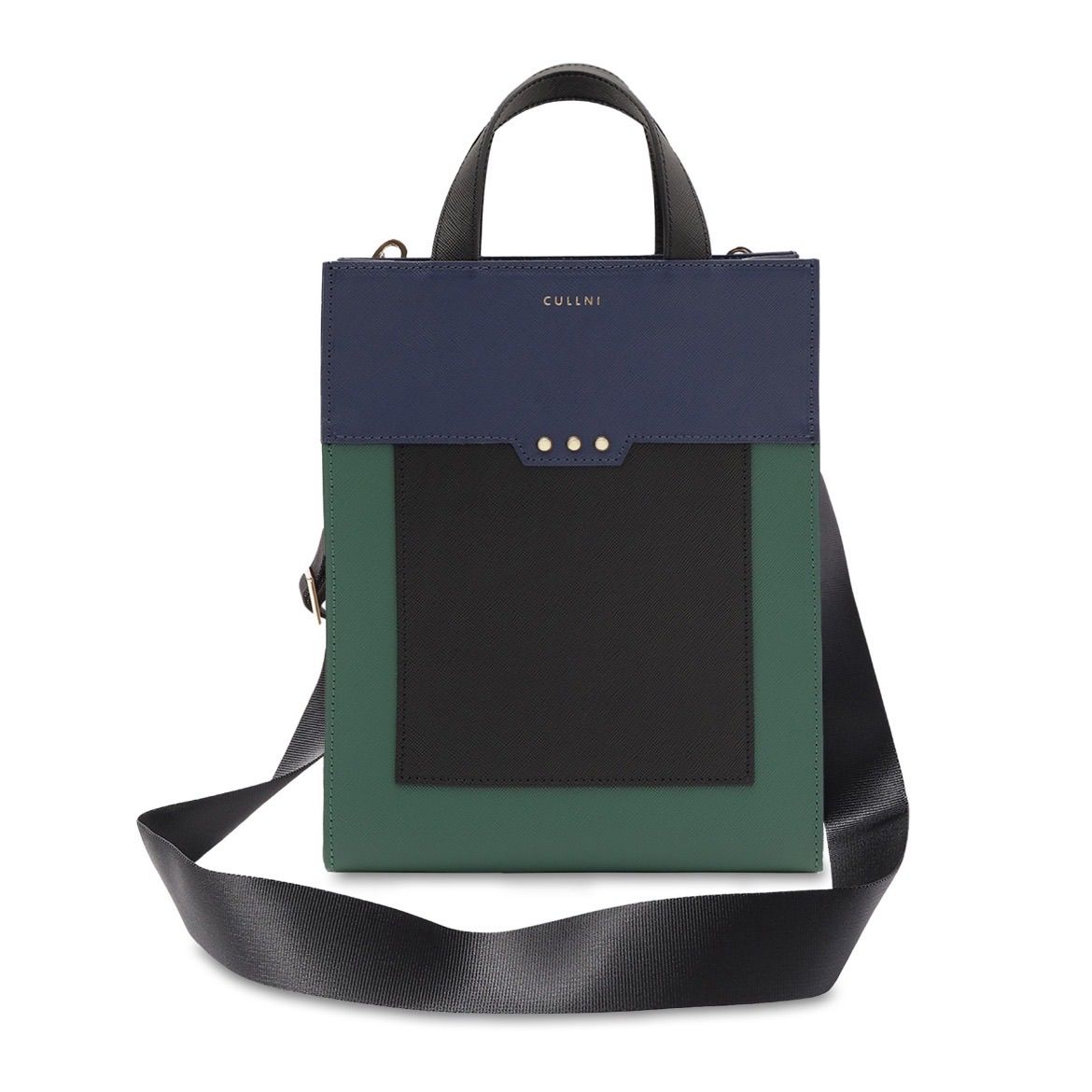 CULLNI Leather vertical mini tote bag | labiela.com