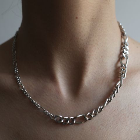 【残りわずか】Combi Chain Necklace(SILVER)