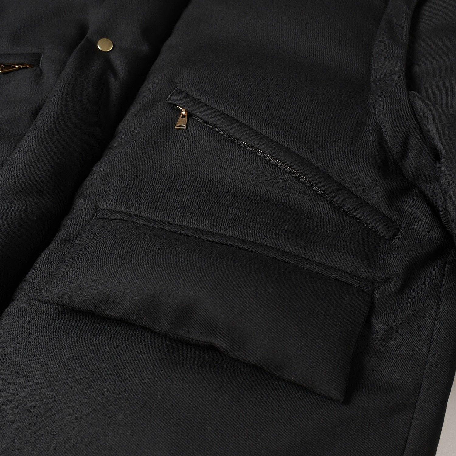 【残り一点】High Count Twill Removable Sleeves Down Jacket