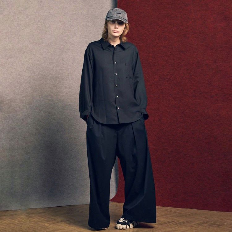 【残り一点】Wool Like Regular-Over Shirt