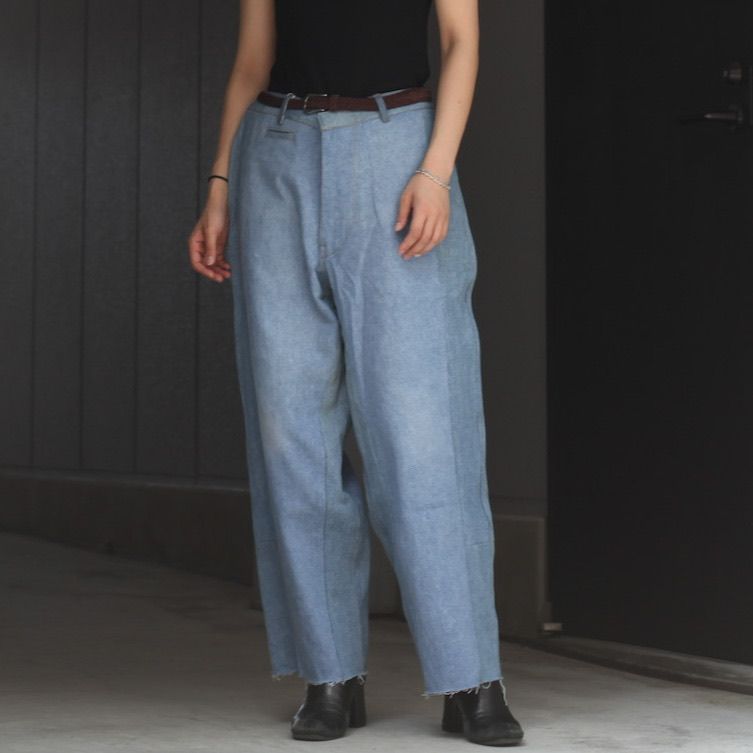【残り一点】Reconstructed Super Baggy Slacks Denim_2(M)