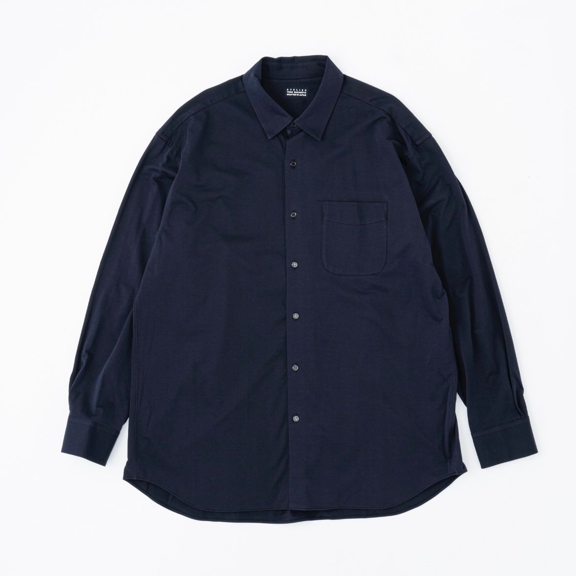 【残り一点】Regular Collar Shirt(36G SUPER HIGH GAUGE JERSEY)