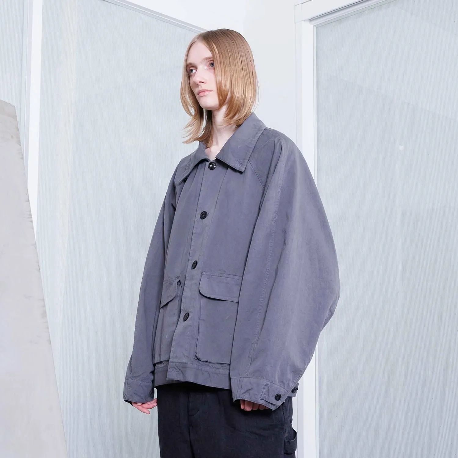 【残り一点】ガーメントダイオーバーサイズブルゾン