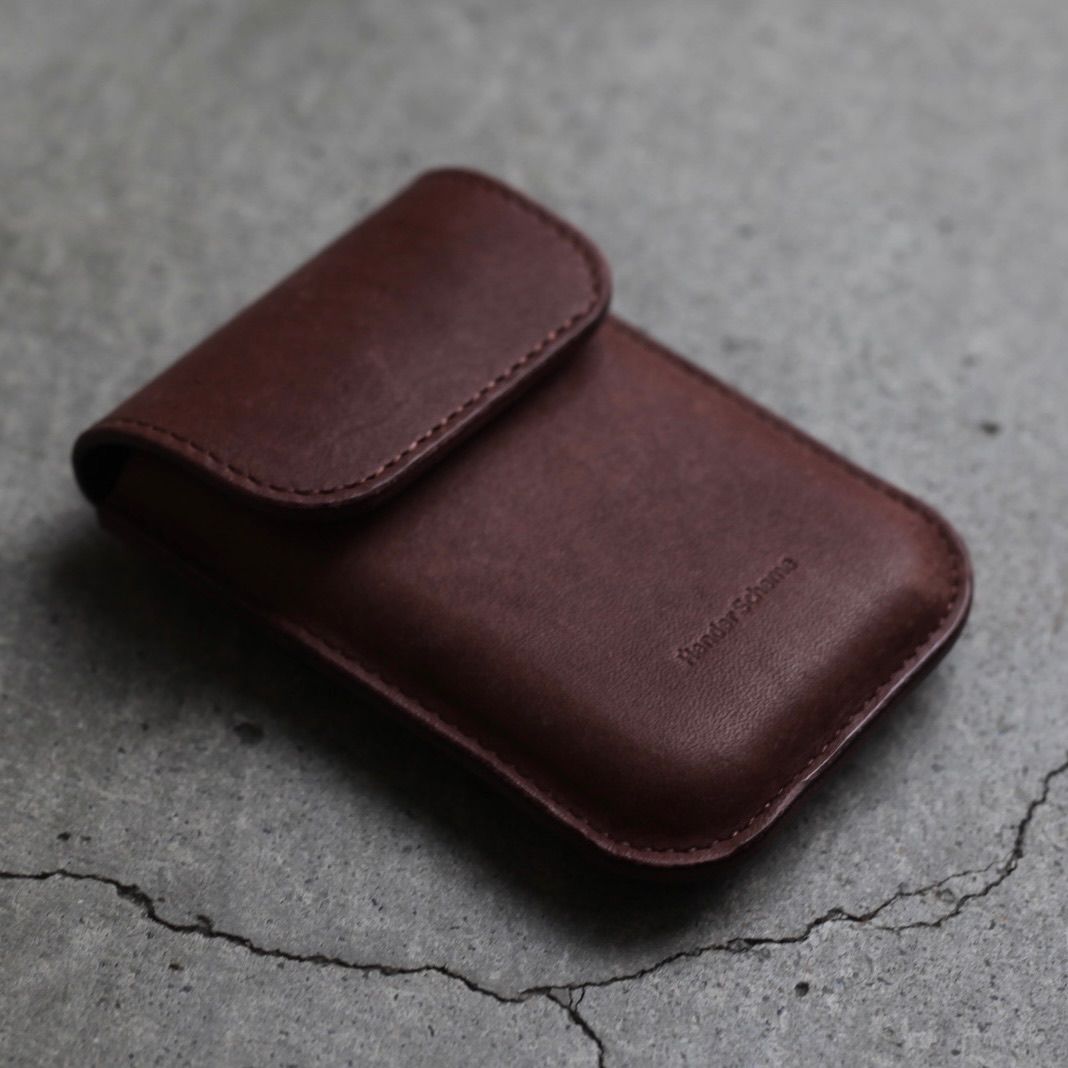 【再販売通知受付可能】Flap Card Case(CHOCO)