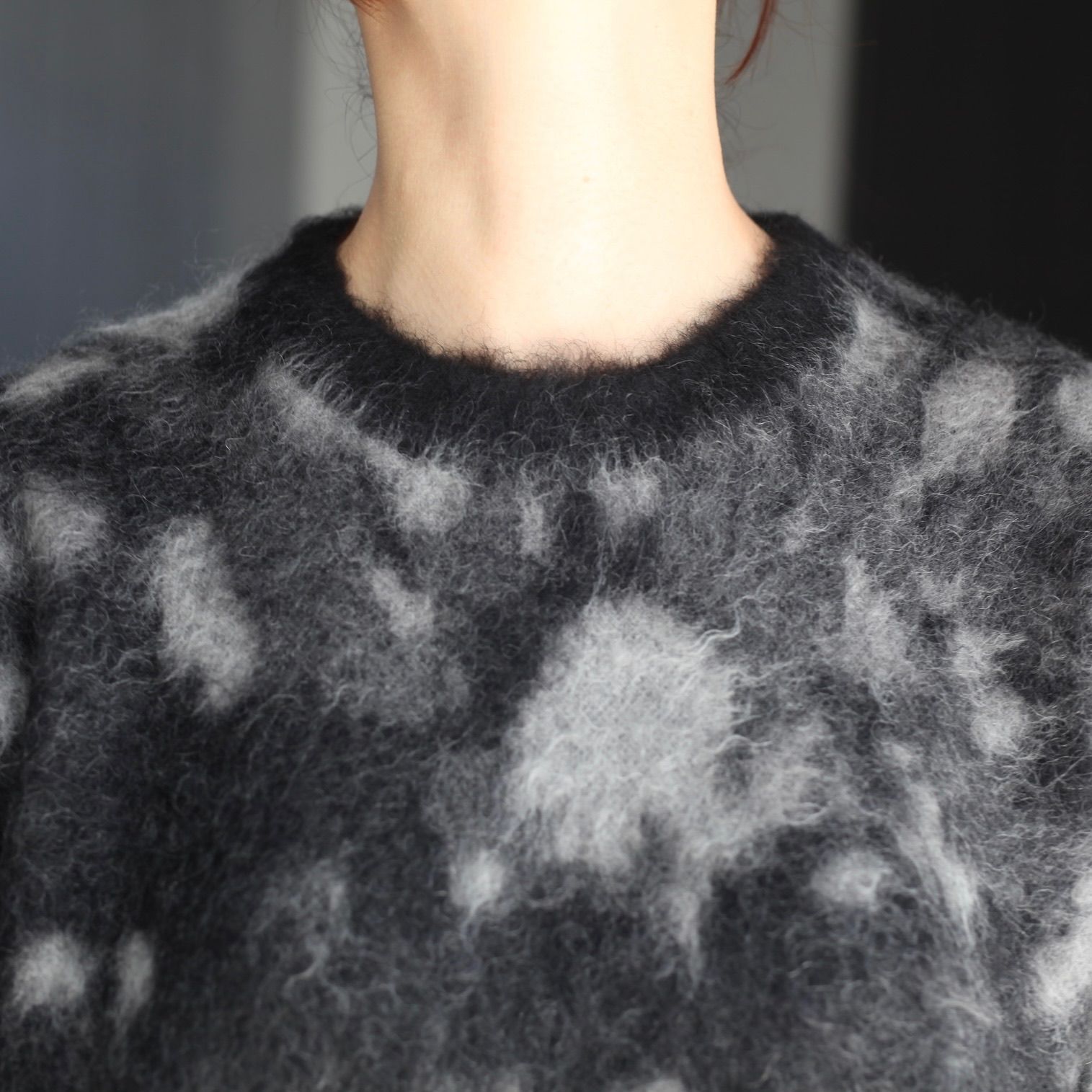 【残り一点】Kid Mohair Jacquard Sweater