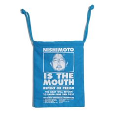 【残り一点】Big Drawstring Bag(BLUE)