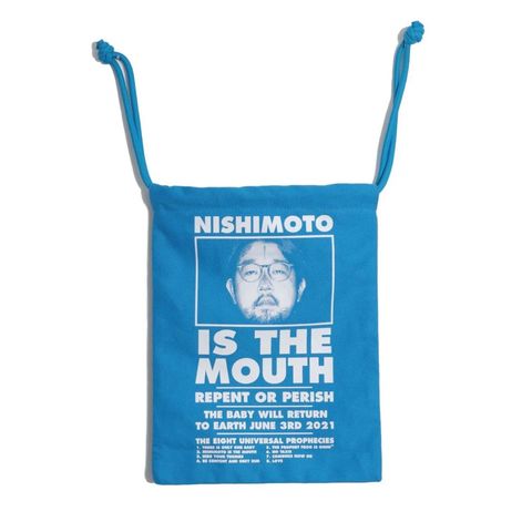 【残り一点】Big Drawstring Bag(BLUE)