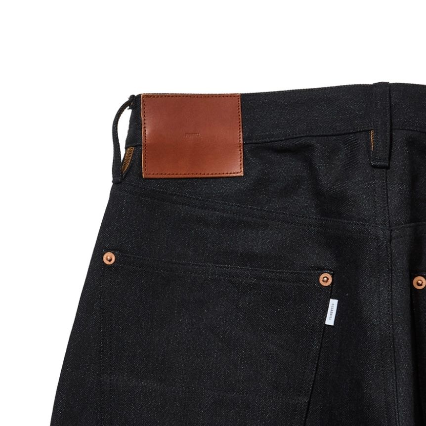 【残り一点】Twisted Heather Denim Pants Double Knee