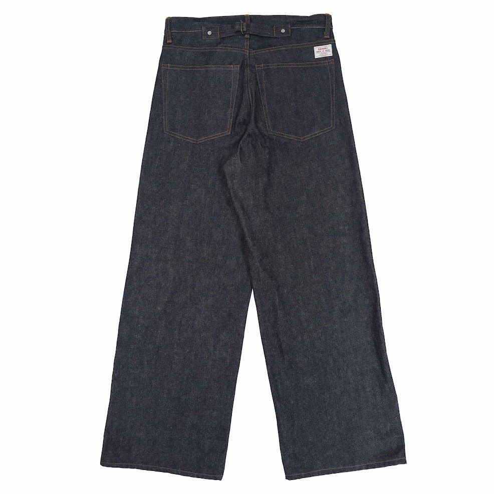 【残りわずか】"Wide" Rigid Denim Pants
