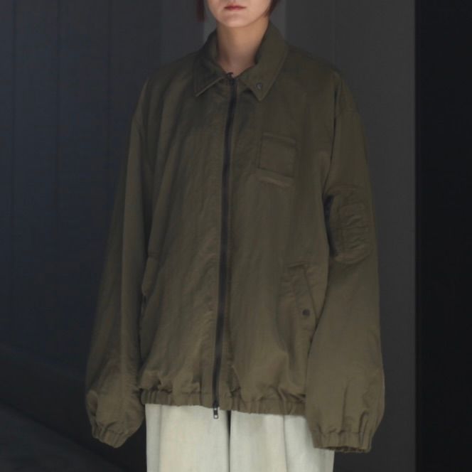 【残りわずか】Bio Washed Nylon Oversized Fight Jacket