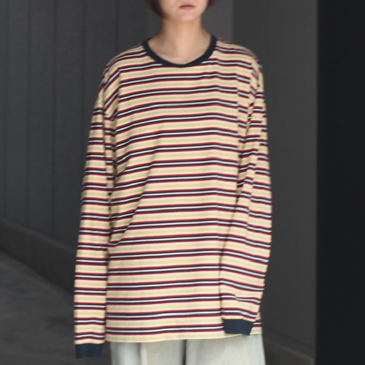 【残り一点】36G Multi Border L/S Tee